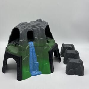 Waterfall Mountain Train Tunnel Wooden Thomas Train Imaginarium w/Rocks Brio
